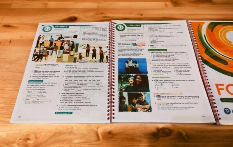 Focus second edition 1, 2, 3, 5  Studen's book + Workbook