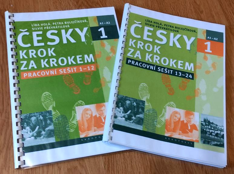 Cesky krok za krokem. Чеська мова Крок за кроком. Підручники А1-А2, В1 і зошити до них