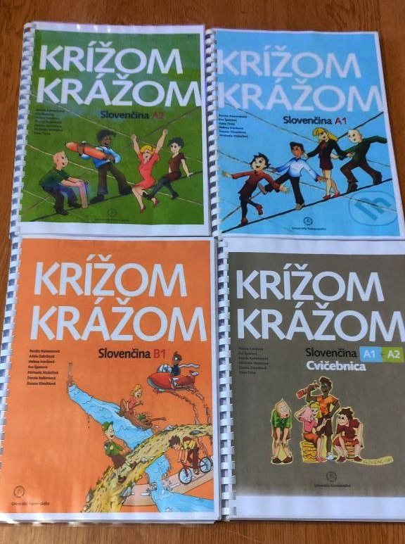 Krízom krázom Slovenčina A1, А2, В1 B2, зошит А1-А2, В1 Словацька мова.